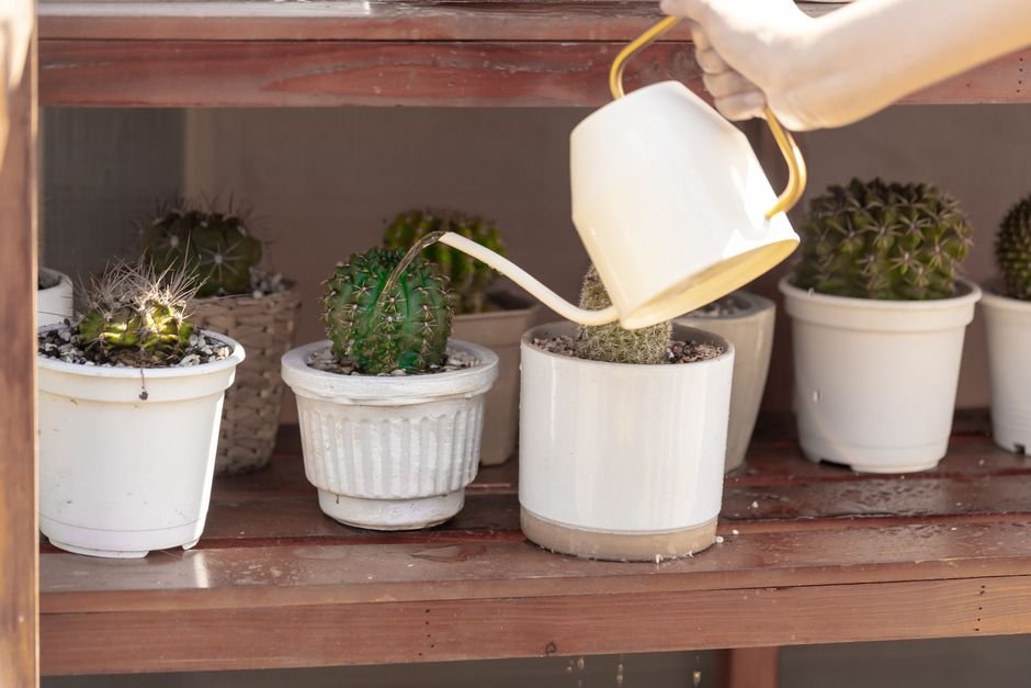 watering container plants